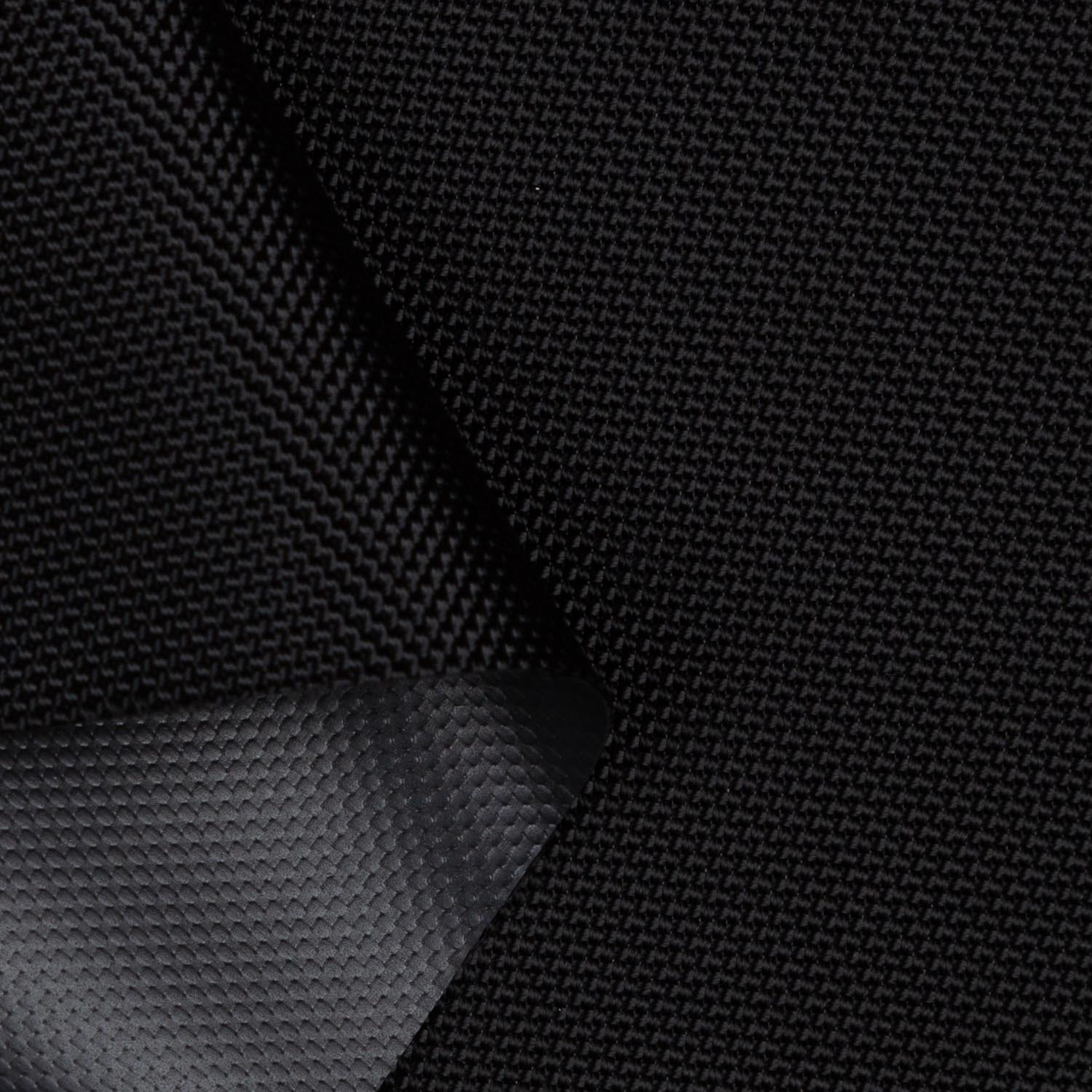 Weave Pattern Vinyl on PVC Black