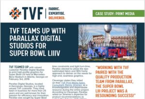 TVF & Parallax Team Up For Super Bowl LII
