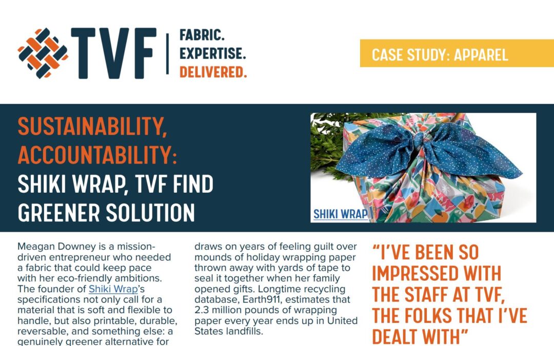TVF & Shiki Wrap Find a Greener Solution