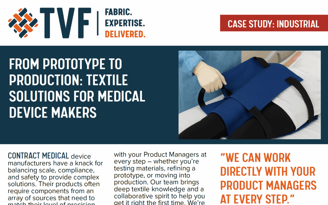 TVF Takes Textile Solutions for Medical Device Makers from Prototype to Production