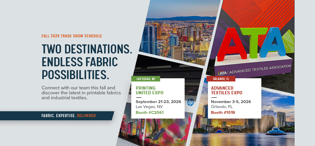 See You at PRINTING United Expo and Advanced Textiles Expo 2026